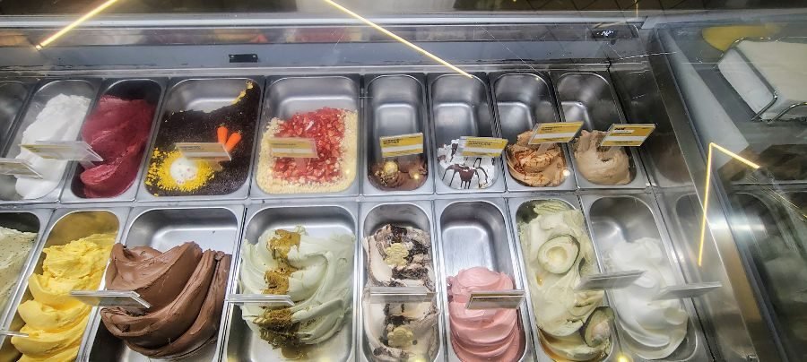 Gelato TESTE NOVO DE SABOR
