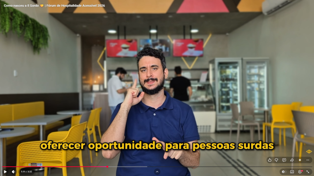 #TBT | Il Sordo no Fórum Hospitalidade Acessível 2026